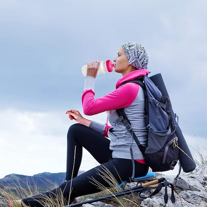 Rolling Sands 20 Ounce Sports Water Bottles 100 Pack, BPA-Free, Made in USA, Dishwasher Safe