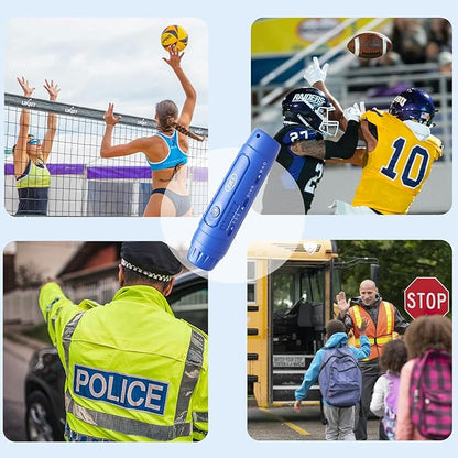 ZHT Electronic Whistle for Coaches, Referees, Teachers - 3 Tones & 3 High Volume, Handheld Whistles with Lanyard - Sports Whistle for Volleyball Soccer, Outdoor Camping, Emergency Safety