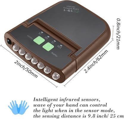 Mudder LED Clip on Cap Lights USB Rechargeable Cap Flashlight Clip Waterproof Ultra Bright Hat Flashlight Headlamp for Fishing Camping Hand Work