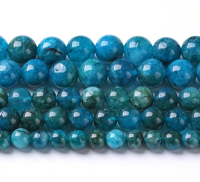4MM 88PCS Blue Apatite Spacer Loose Beads for Jewelry Making DIY Bracelet Necklace