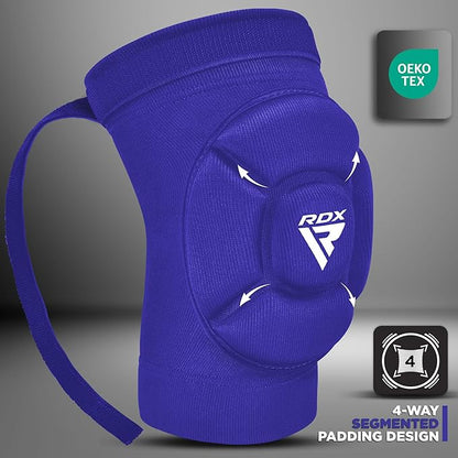 RDX Knee Pads for Work, Oeko TEX Certified, Anti-Slip Protective Thick Padded Foam Pad, Collision Avoidance Sleeves Pair, MMA Muay Thai Grappling Volleyball Football Wrestling Gardening.