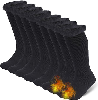Sunew Warm Thermal Socks 4 Pack, Mens Womens Winter Heated Outdoor Skiing Thermal Socks