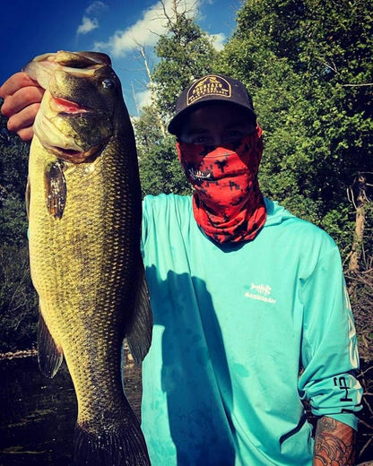 BASSDASH UPF 50+ UV Sun Protection Neck Gaiter Fishing Mask Hunting Kayaking Hiking Cycling Ski Sports