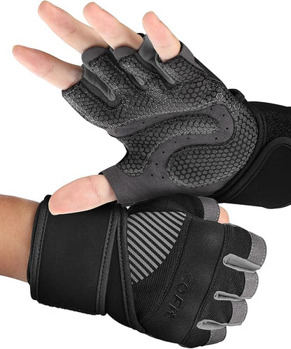 COFIT Breathable Workout Gloves, Antislip Weight Lifting Gym Gloves for Men Women, Superior Grip & Palm Protection for Weightlifting, Fitness, Exercise, Training