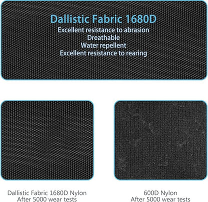 Sports Fanny Pack for Men Women, Outdoor Waist Pack Bag with 6 Zipper Pockets, Super Capacity Bum Bag with Adjustable Belt for Traveling Hiking Cycling Workout Casual