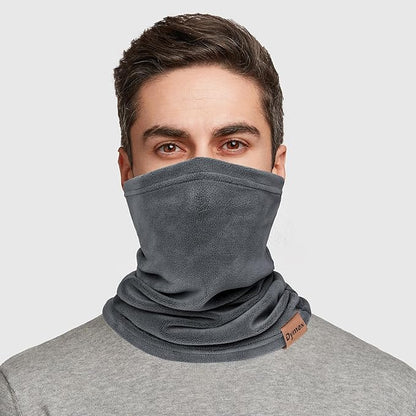 Winter Neck Warmer Gaiter Fleece Neck Cover Cotton Balaclava Windproof Face Cover Mask for Women Men