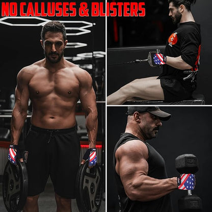 ZRIX Well Vented Weight Lifting Gym Workout Gloves with Wrist Wrap Support for Men & Women & Adult, Full Palm Protection, Training, Fitness, Hanging, Pull ups, Cycling & Hand Grip Gloves