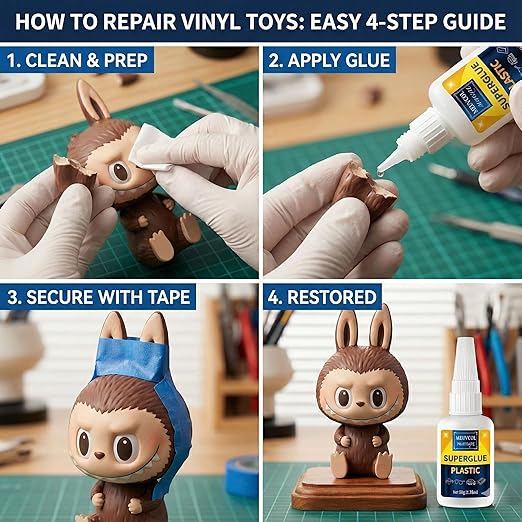 Super Glue for Plastic 100g, Heavy Duty Plastic Glue Model Kit for Legos and Miniature, Strongest Plastic Adhesive Bonder for PLA, 3D Print, Car, ABS, PVC, Acrylic, Craft, Best Plastic Glue