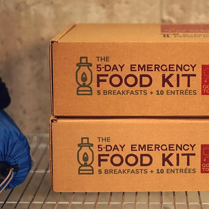 GOOD TO-GO 5-Day Emergency Food Kit | Survival Food, Easy to Prepare | Just Add Water Camping & Backpacking Meals | Good To-Go Dehydrated Meals Taste Better Than Freeze Dried MRE