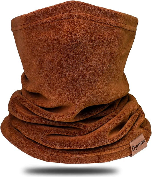 Winter Neck Warmer Gaiter Fleece Neck Cover Cotton Balaclava Windproof Face Cover Mask for Women Men