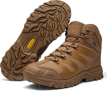 NORTIV 8 Men's Ankle High Waterproof Hiking Boots Outdoor Lightweight Shoes Trekking Trails Armadillo