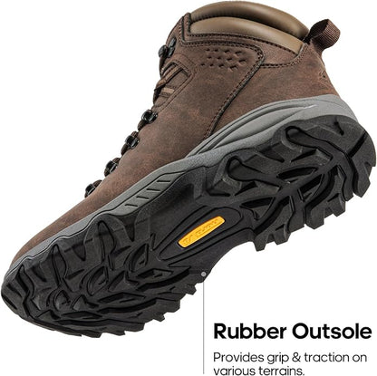 NORTIV 8 Mens Hiking Winter Snow Insulated Waterproof Outdoor Boots