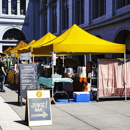 10x10 Pop Up Canopy Tent Commercial Series,Gold
