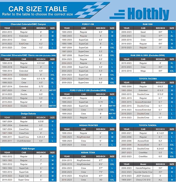 10Layer Truck Cover Waterproof All Weather. Pickup Truck Cover Rain Snow UV Dust Protection. Length: 242-250 inches, Universal Fit for Ford F150 Chevy Silverado Dodge Ram 1500.