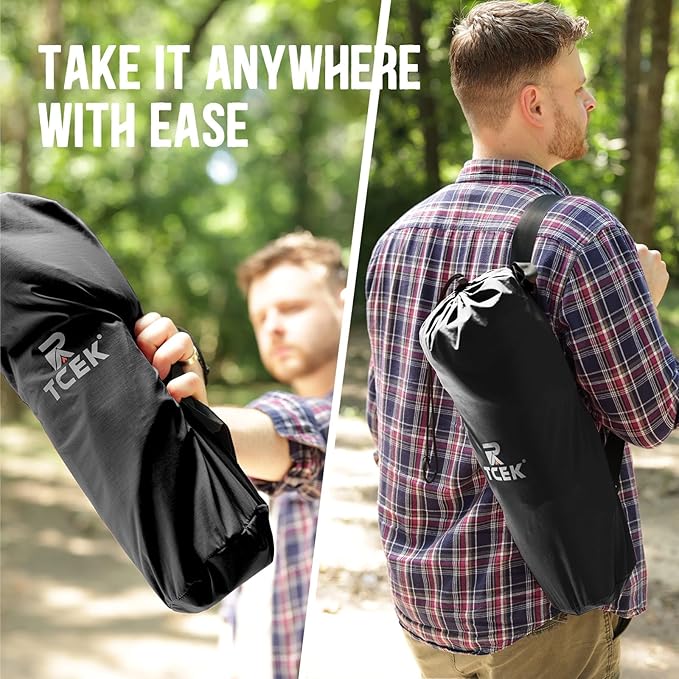 Swivel Portable High Back Camping Chair Small Compact Lightweight Folding Chairs for Adults, Outdoor Collapsible Backpack Chair for Camp, Travel, Sports, Easy Carry and Quick Setup