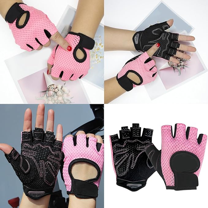 Gym Gloves Weightlifting for Men Women Fitness Antislip Half Finger Workout Bodybuilding Training Gym Weightlifting Gloves