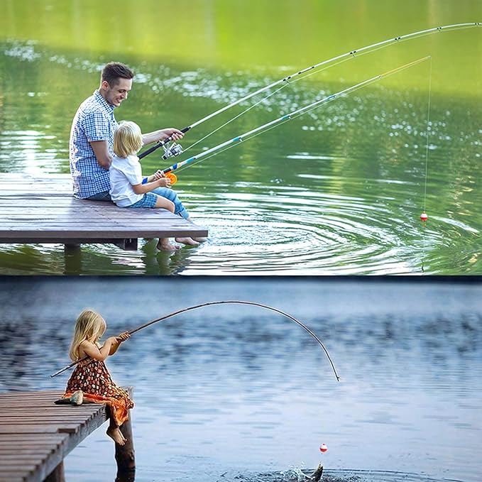 Fishing Bobbers Set Snap Hard ABS on Red/White Fishing Floats Bobbers Push Button Round Buoy Floats Tackle Accessories Size: 0.5/0.75/1/1.25/1.5/2/2.5 Inch