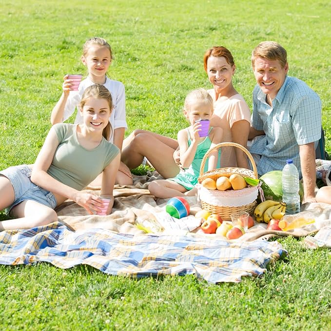 Guyuyii 2 Pcs Collapsible Cup - Ultrathin Folding Silicone Cup with Lid and Rope - Reusable, Portable, Eco-Friendly Mug for Travel, Camping, Hiking, and Outdoor Adventures