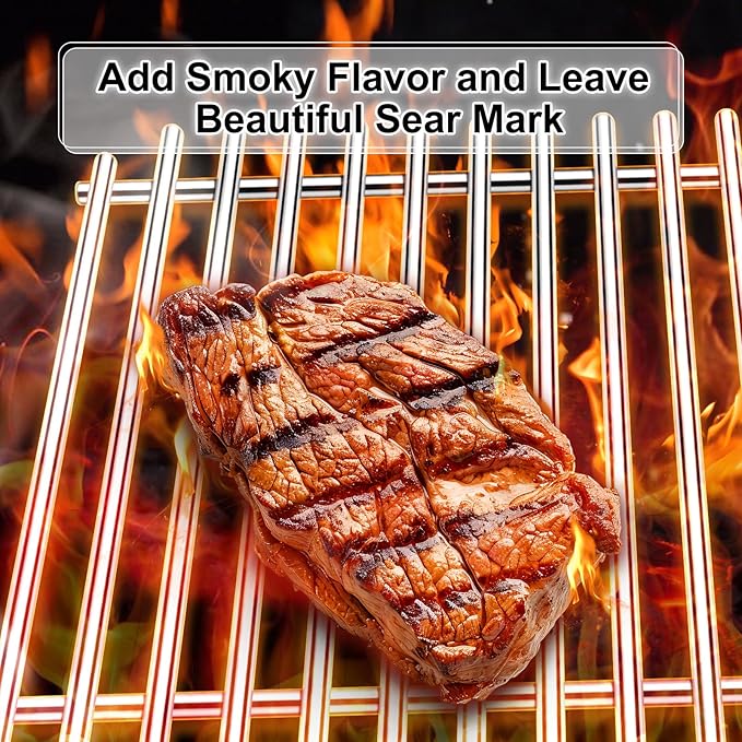 Grill Grates Replacement 54801 92911 for DCS Grill Parts, 36DBQAR, 36EBQAR, 48DBQAR, 48EBQAR, BGA36-BQARL, BGA36-BQARN, BGA48-BQARL, BGA48-BQARN, Heat Plate Ceramic Rods Briquette Radiant Tray