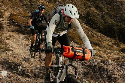 AEROE Spider Handlebar Cradle Bike Bag Carrier, Front Bike Rack Fits all Mountain, Gravel, Road and Electric Bikes, Easy to Install and Use, Carry any type of Front Roll Dry Bag, Bag, Tent up to 11lbs