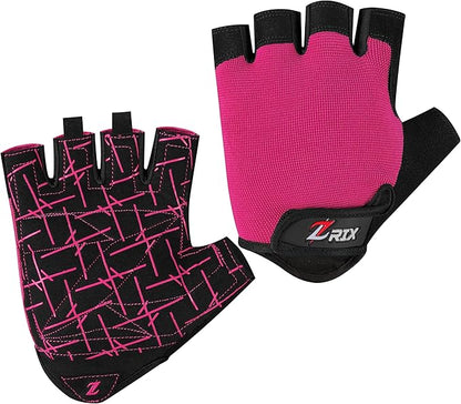 ZRIX Well Vented Weight Lifting Gym Workout Gloves with Wrist Wrap Support for Men & Women & Adult, Full Palm Protection, Training, Fitness, Hanging, Pull ups, Cycling & Hand Grip Gloves