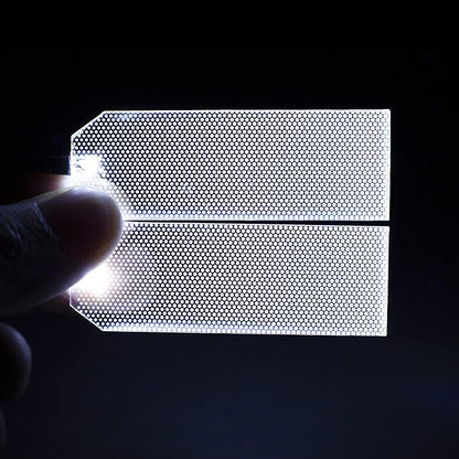 Decorations Acrylic led Light Helmet Lights Cosplay DIY kit RGB Superhero for Men Kids Gifts White