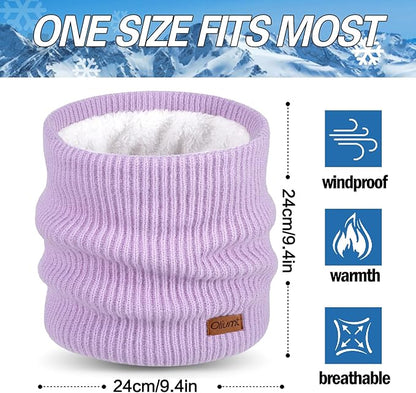 Neck Warmer for men,Winter Neck Gaiters Face Scarf Women Windproof Warm Fleece Scarves Gaiter for Cold Weather