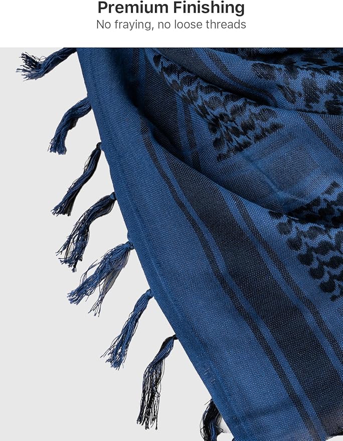 FREE SOLDIER Scarf Military Shemagh Tactical Desert Keffiyeh Head Neck Scarf Arab Wrap with Tassel for Men Women