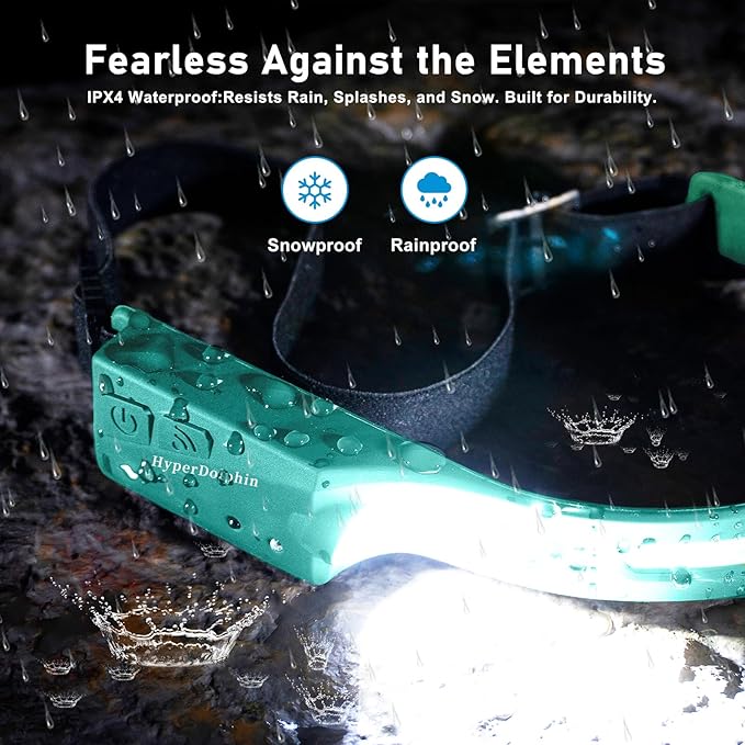 Headlamp Rechargeable (2, Green)