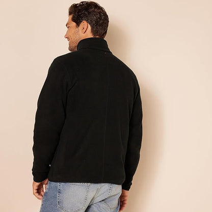 Amazon Essentials Men's Full-Zip Fleece Jacket (Available in Big & Tall)