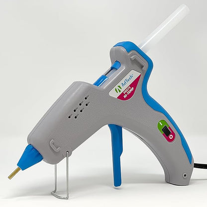 AdTech Pro 75 Full Size Hot Glue Gun Kit - Includes 3 Nozzles & Features Artistick Stringless Hot Glue Sticks, 75-Watt Powerful Heater, Ergonomic Design