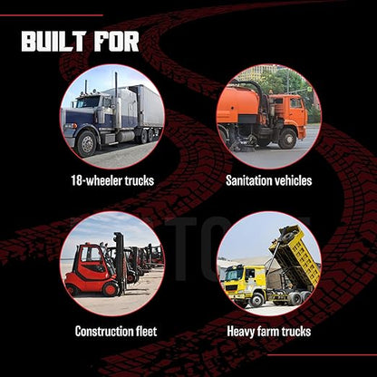 PRO HD 2500 XE Industrial-Grade Tire Sealant - Ethylene Glycol Formula - Heavy-Duty Protection - On/Off-Road Applications - Tubeless Tire Sealant - 5-Gallon Pail with Pump