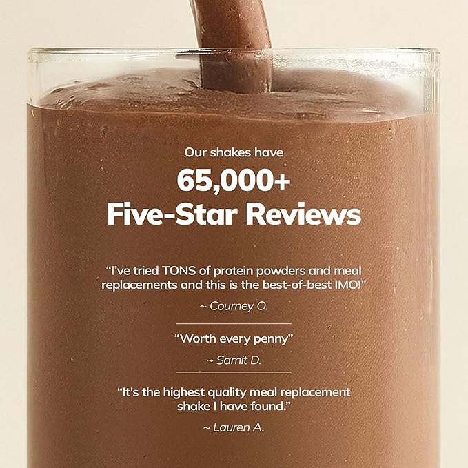 Ka’Chava Whole Body Meal Shake Chocolate – Vegan Protein Powder with 85+ superfoods and ingredients – Plant-Based Meal Replacement with Probiotics & Digestive Enzymes – 5 Sachets Travel Pack (5 Servings)