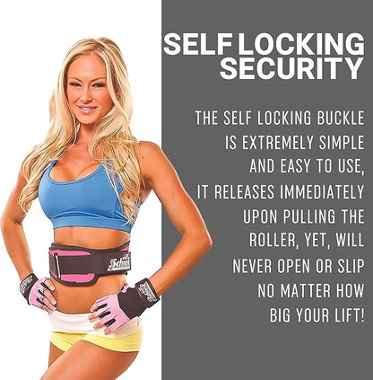 Schiek Sports Model 2004 Nylon 4 3/4" Weight Lifting Belt - Black