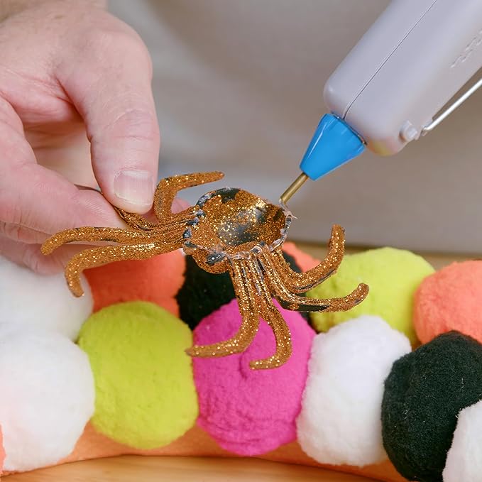 AdTech Pro 75 Full Size Hot Glue Gun Kit - Includes 3 Nozzles & Features Artistick Stringless Hot Glue Sticks, 75-Watt Powerful Heater, Ergonomic Design