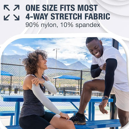 SportsTrail Cooling Arm Sleeves for Men & Women – Breathable, UV Sun Protection, Sports Arm Sleeves for Women, Men & Youth