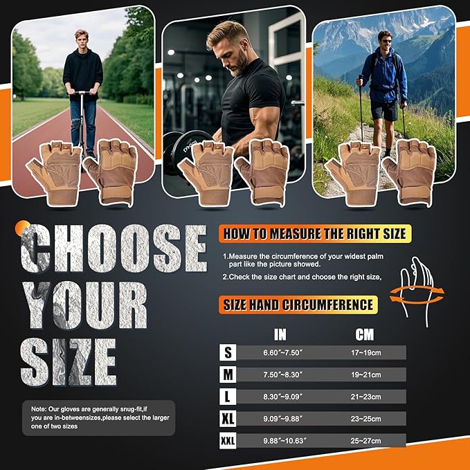 Weight Lifting Gloves, Gym Gloves for Men and Women, Full Palm Protection for Sports, Weightlifting, Training, Cycling, Pull-Ups, Rowing, and Mountaineering