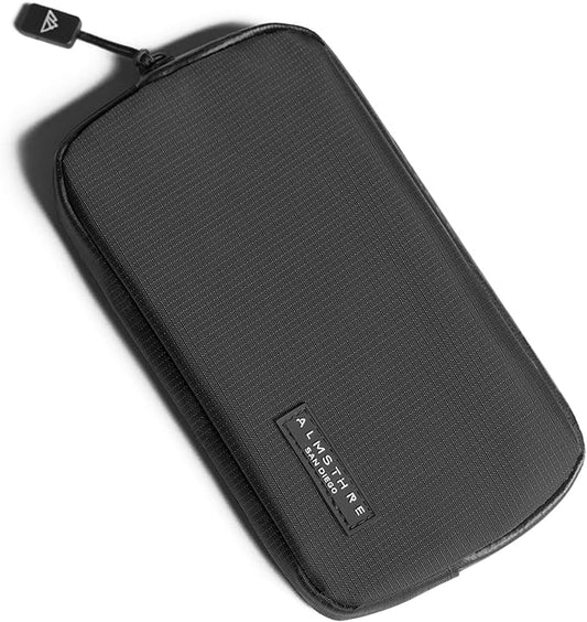 ALMSTHRE Ride Wallet 7”x4” | Waterproof Cycling Wallet for Phone, Cards & Essentials | Durable Ripstop Nylon – Fits Most Phones & Passports | Secure Storage for Biking & Travel