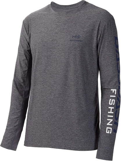 BASSDASH Fishing T Shirts for Men UV Sun Protection UPF 50+ Long Sleeve Tee T-Shirt