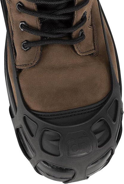 Due North GripPro Spikeless Footwear Traction Aids for Men and Women - for Ice and Snow - Lightweight Full-Foot Rubber Tread