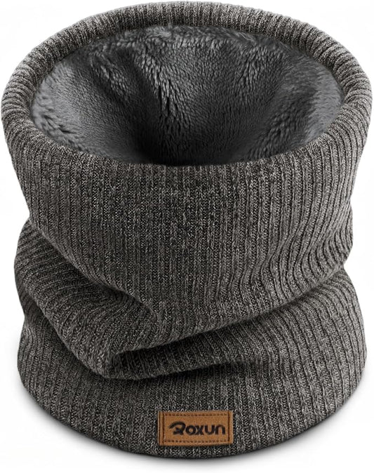Winter Neck Gaiter, Neck Warmer Cover Ski Gaiters for Men/Women Fleece Thick Elegant Stylish