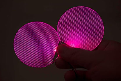 [ Round ] Pink Star-Lord Decorations led Light Flexible Helmet Lights Cosplay DIY kit RGB Superhero for Men Gifts