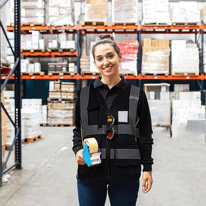 A-SAFETY High Visibility Reflective Safety Vest Customize Logo (XS-8XL)