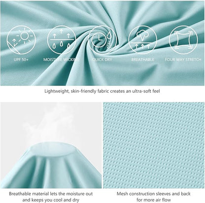 BASSDASH Fishing T Shirts for Men UV Sun Protection UPF 50+ Long Sleeve Tee T-Shirt