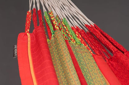 LA SIESTA Flora Chilli - Organic Cotton Family Classic Hammock Size King