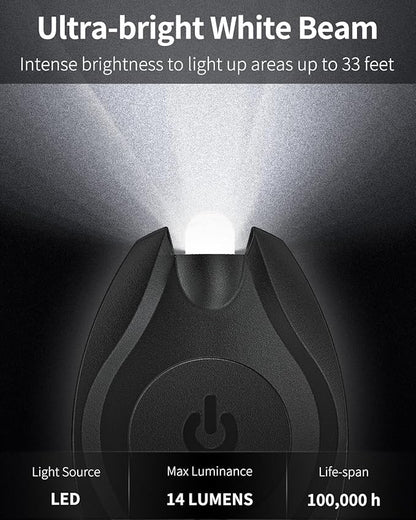 Uniclife 5 Pack LED Keychain Flashlight Mini LED Keychain Light 14 Lumen Portable Ultra Bright Battery Powered Key Ring Torch for Outdoor Camping Party Hiking and Emergency Lighting