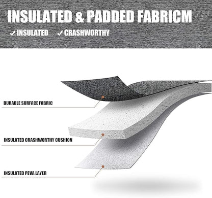 ZORMY Single Bottle Insulated Wine Tote, 1 Bottle Wine Carrier Bag Padded Wine Cooler Perfect Wine Lover's or Wedding Gift-Grey