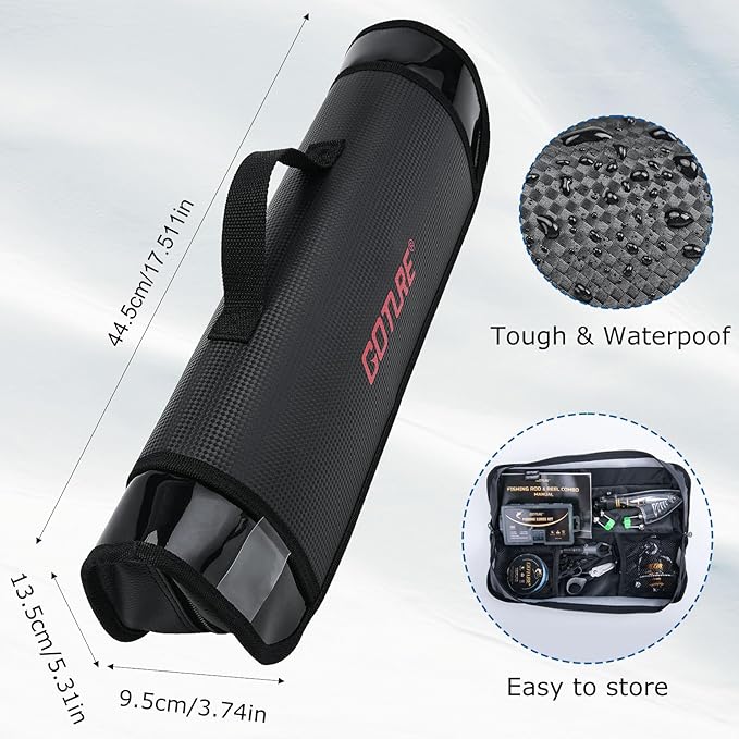 Goture Fishing Rod and Reel Combos,1.8M-2.7M Telescopic Fishing Pole Spinning Reel Line Lures Set with Carrier Bag,Telescopic Rod Kit for Starter Travel Saltwater Freshwater Gear Gift