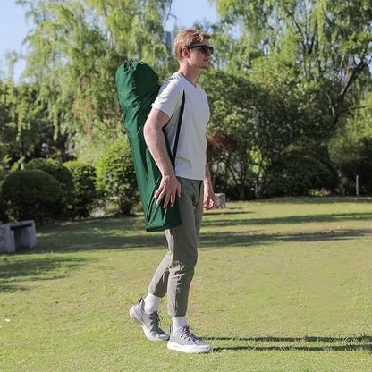 Oversized Camping Chairs 2 Pack - 450lbs Support Heavy Duty Folding Camp Chair Wide Portable Outside Collapsible Chairs with Carry Bag,Cooler,Cup Holder for Outdoor,Lawn,Sports,Baseball,Soccer-Green