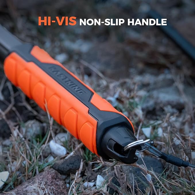 KastKing Titanet Fishing Net, Durable Aluminum Handle, Non-Slip Hi-Vis Grip, Compact Bag & Lanyard, Ideal for Kayak, Lake, Fly, or River Fishing, 2 Net Options